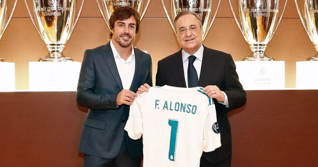 Fernando Alonso e Florentino Perez