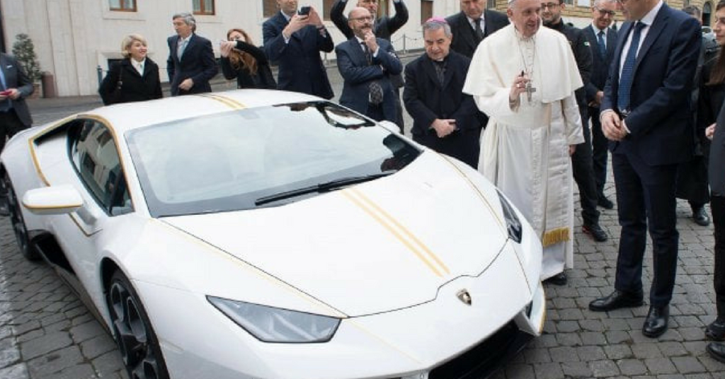 Lamborghini per papa Francesco