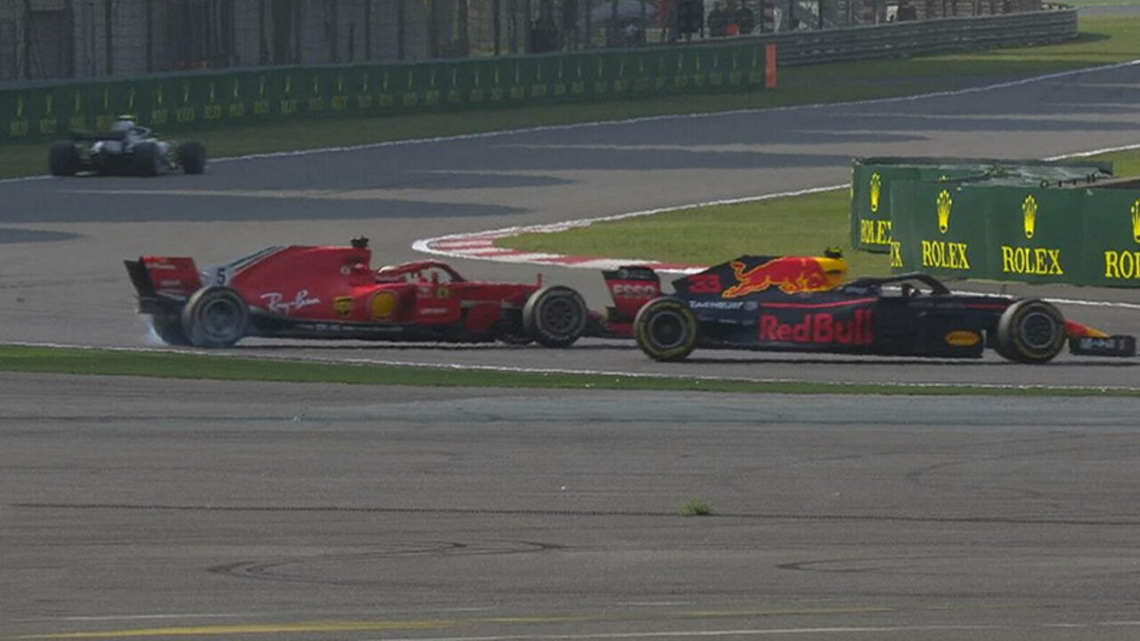 Vettel: “Nessuna polemica con Verstappen, così vanno le gare”