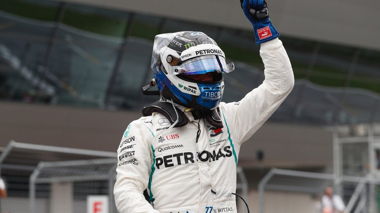 Gran Premio d’Austria, ancora una prima fila tutta Mercedes: Bottas precede Hamilton e Vettel
