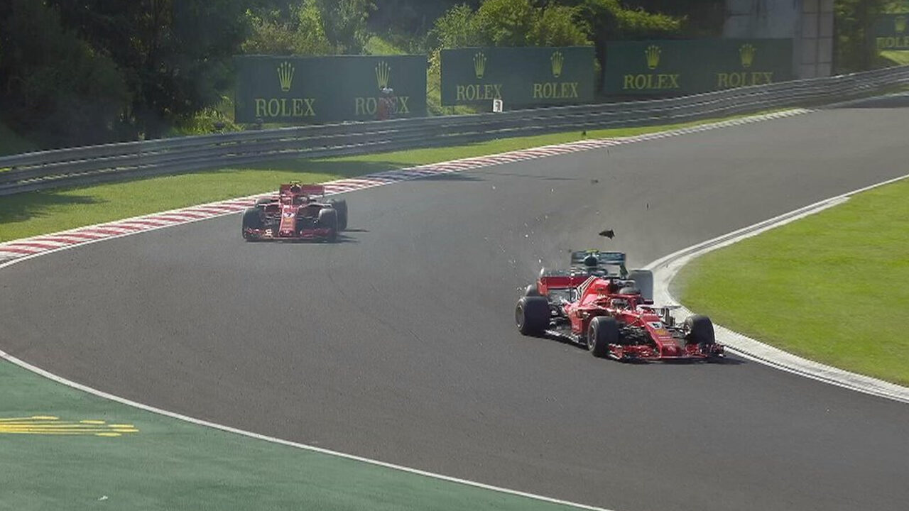 Bottas accusa Vettel per l’incidente all’Hungaroring: “Non mi ha lasciato spazio sufficiente”