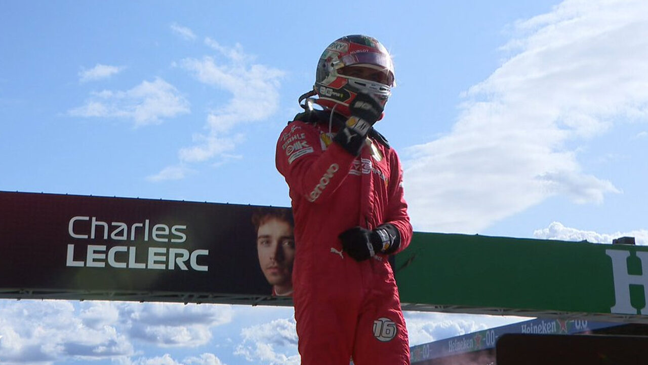 Charles Leclerc vince a Monza