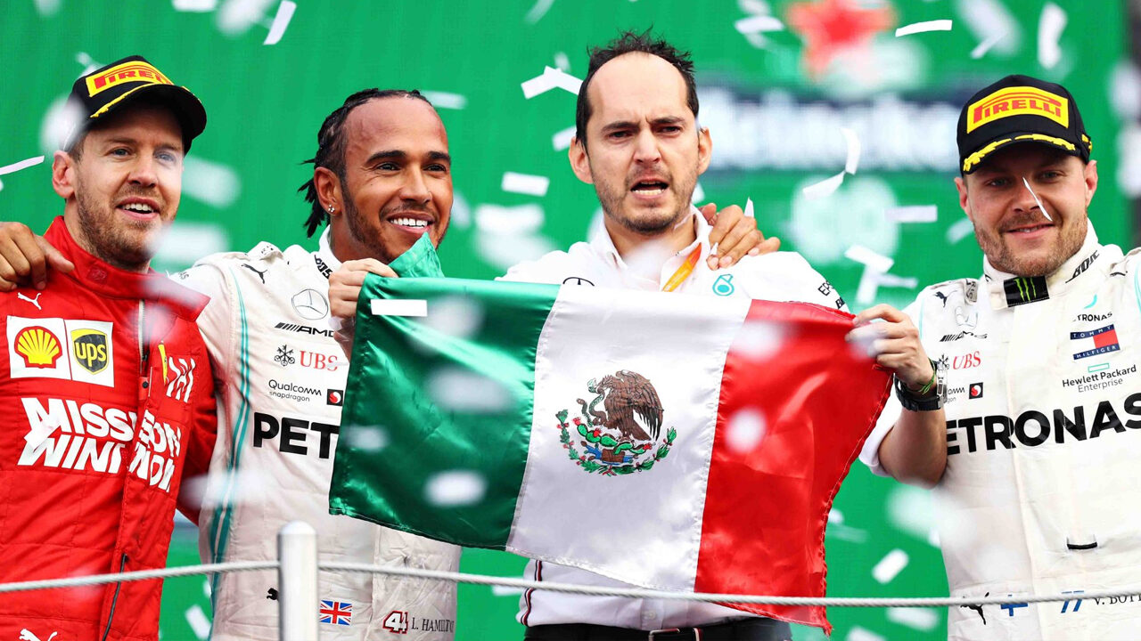 F1, GP Messico: colpo a sorpresa di Hamilton, Vettel e Bottas completano il podio