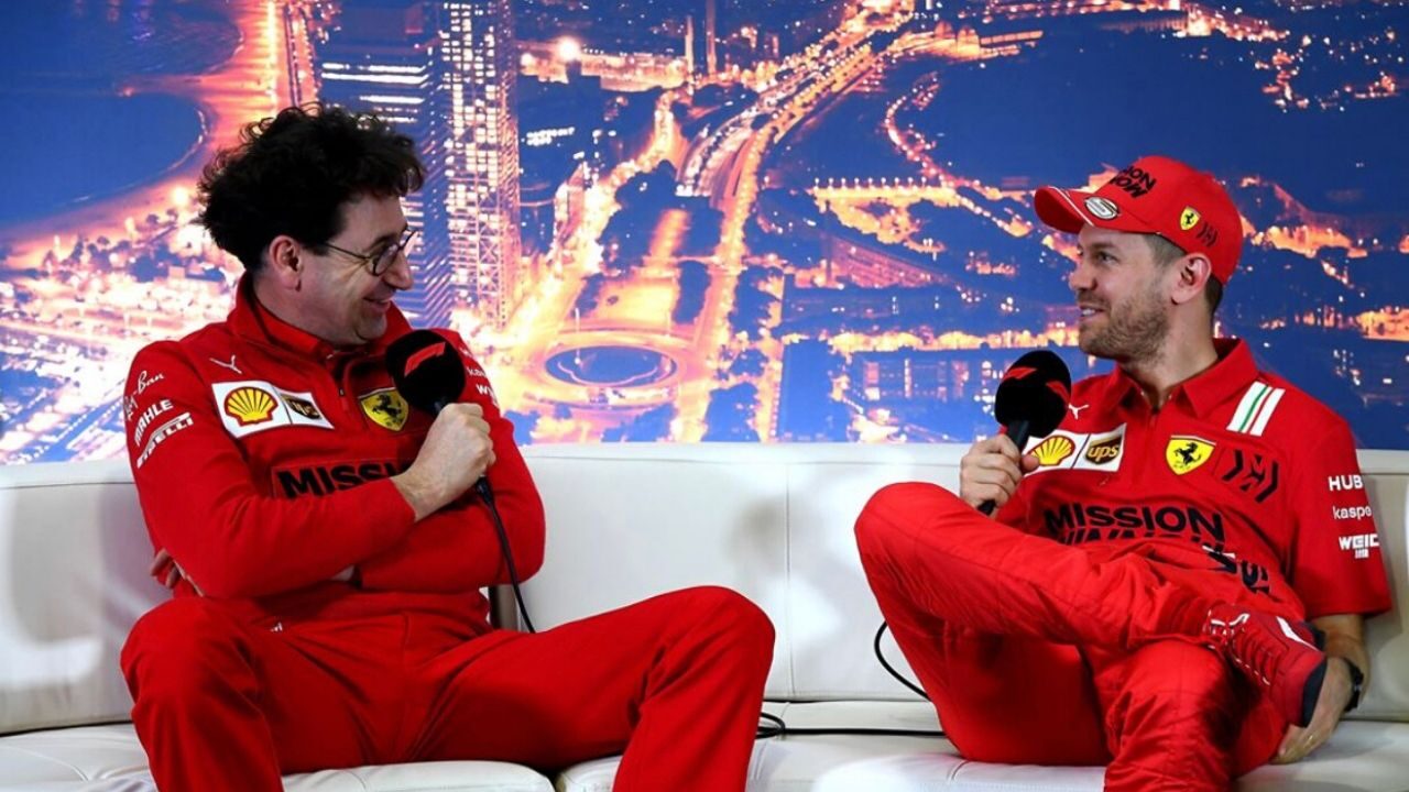 Binotto e Vettel