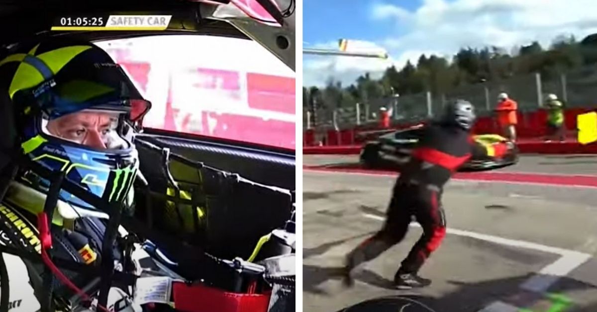 Valentino Rossi a Imola: non trova il box per il pit-stop e tira dritto