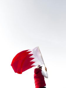 Bandiera che sventola per i test F1 in Bahrain