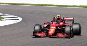 Monoposto Ferrari che sarà guidata da Oliver Bearman dopo lo stop di Sainz per appendicite