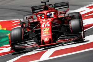 Leclerc a Monaco sigla la 24esima pole con la Ferrari portandosi alle spalle di Schumacher - AI Generated
