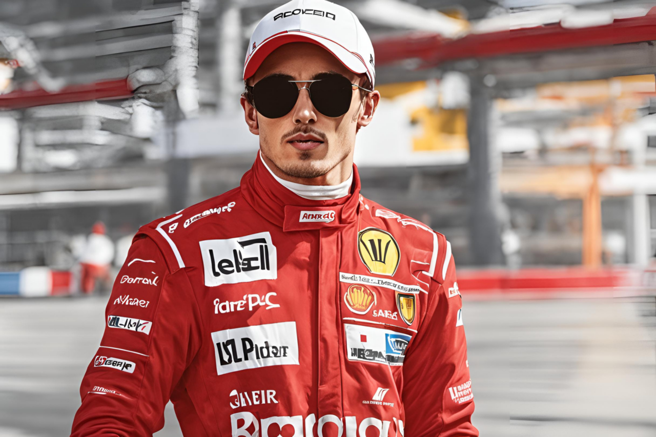 Charles Leclerc conquista la pole position nelle qualifiche in Belgio - AI Generated