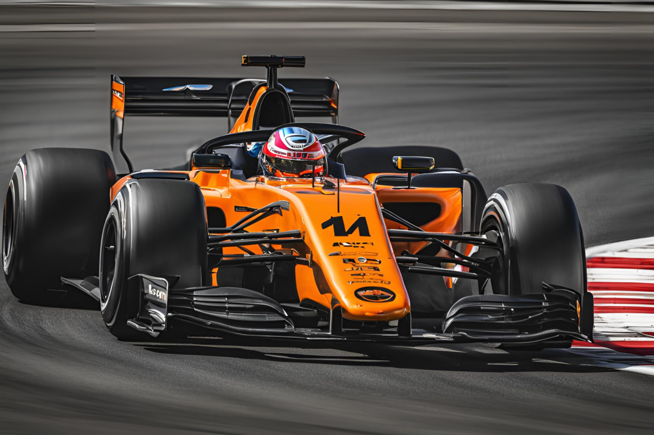 Si conferma la gran forma della McLaren nelle qualifiche in Olanda con la pole di Norris - AI Generated