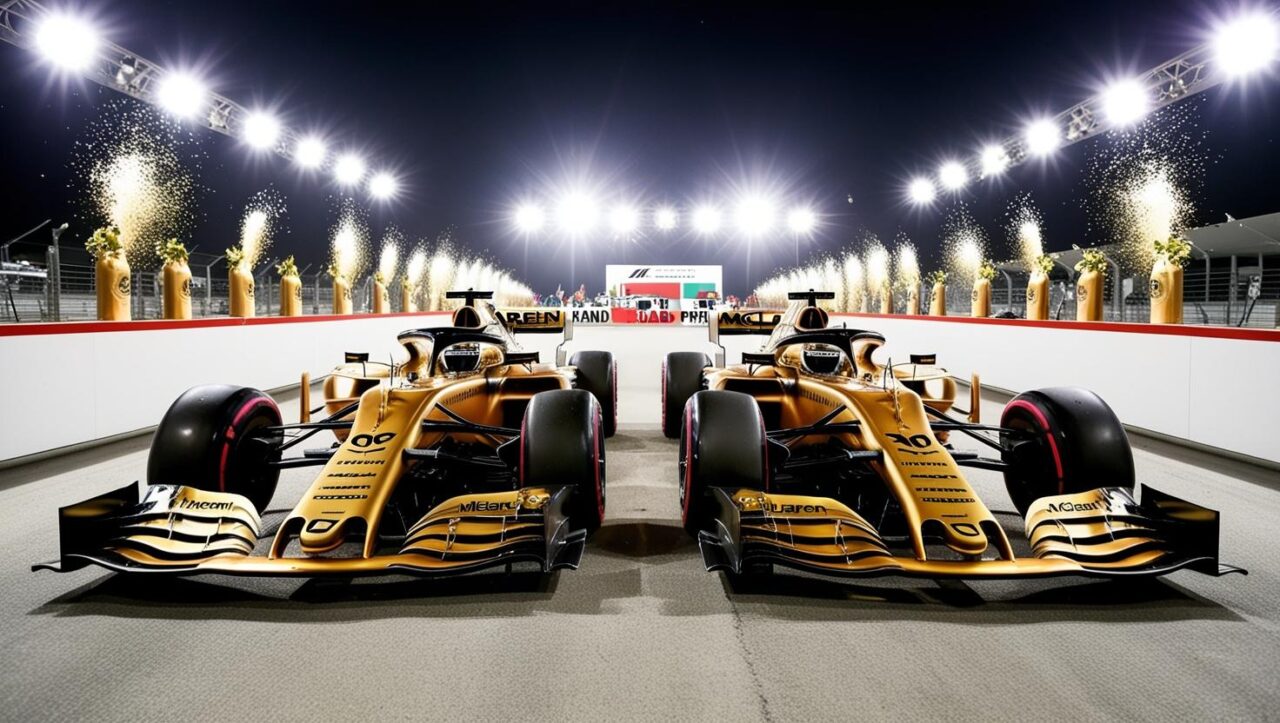 La McLaren si aggiudica il titolo mondiale con la vittoria di Norris nella gara di Abu Dhabi - AI Generated