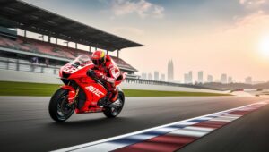 La Ducati scende in pista a Sepang con un gran Marc Marquez - AI Generated