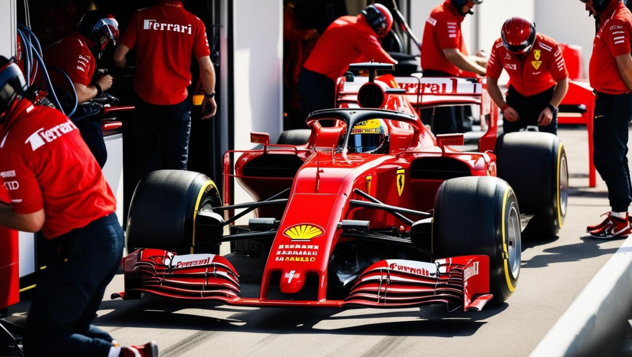 Delusione completa per la Ferrari in Australia - AI Generated