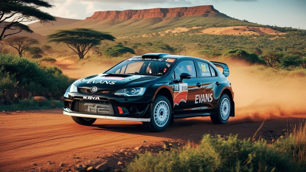 Rally del Kenya 2025: Evans domina tra i colpi di scena