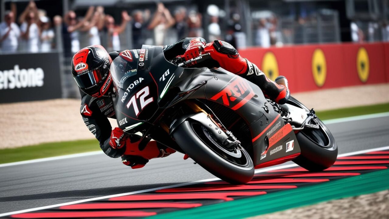 Bezzecchi vince l'imprevedibile gara di MotoGP a Silverstone - AI Generated