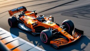 La McLaren spicca anche nelle qualifiche del GP di Spagna, con una doppietta fantastica - AI Generated