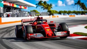 Radio Ferrari a dir poco imbarazzante nel GP di Miami - AI Generated