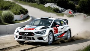 La Toyota cerca conferme nel Rally del Portogallo 2025 - AI Generated