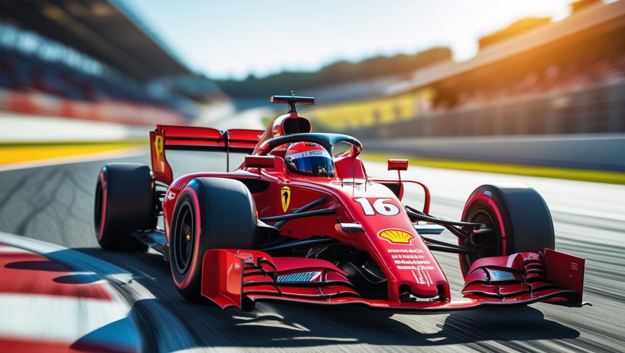 Leclerc centra il secondo podio nella Gara di F1 in Spagna - AI Generated