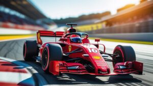 Leclerc centra il secondo podio nella Gara di F1 in Spagna - AI Generated