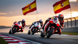 Marc Marquez domina lo sprint saturday di MotoGP ad Aragon - AI Generated