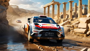 Il WRC sbarca in Grecia per il Rally Acropolis 2025! - AI Generated