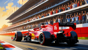 Leclerc centra una storica pole nelle qualifiche F1 in Ungheria - AI Generated