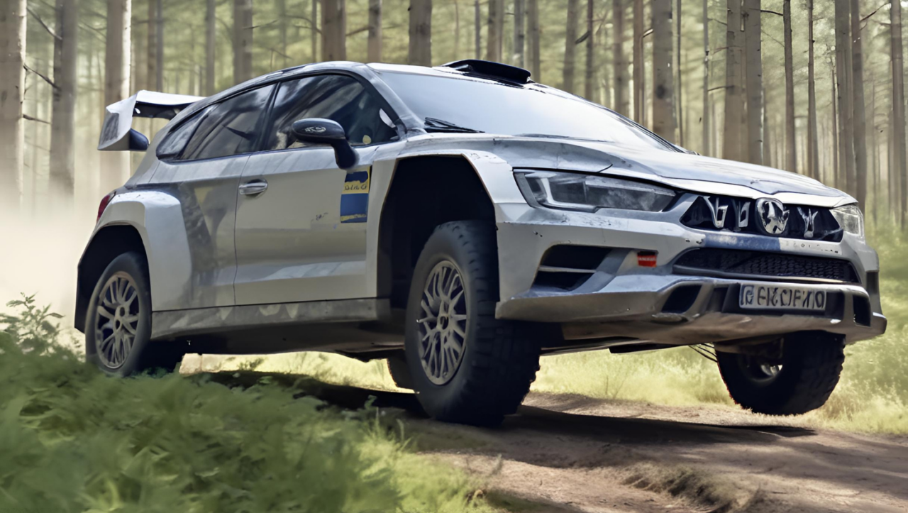 Kalle Rovanpera vince il Rally Finlandia 2025 - AI Generated