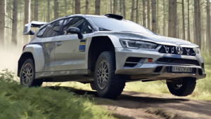 Kalle Rovanpera vince il Rally Finlandia 2025 - AI Generated